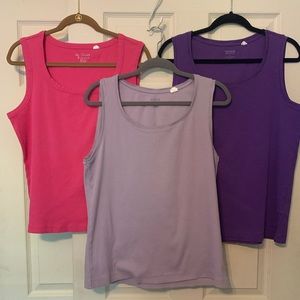 Chico’s tank tops, bundle of 3, size 3
